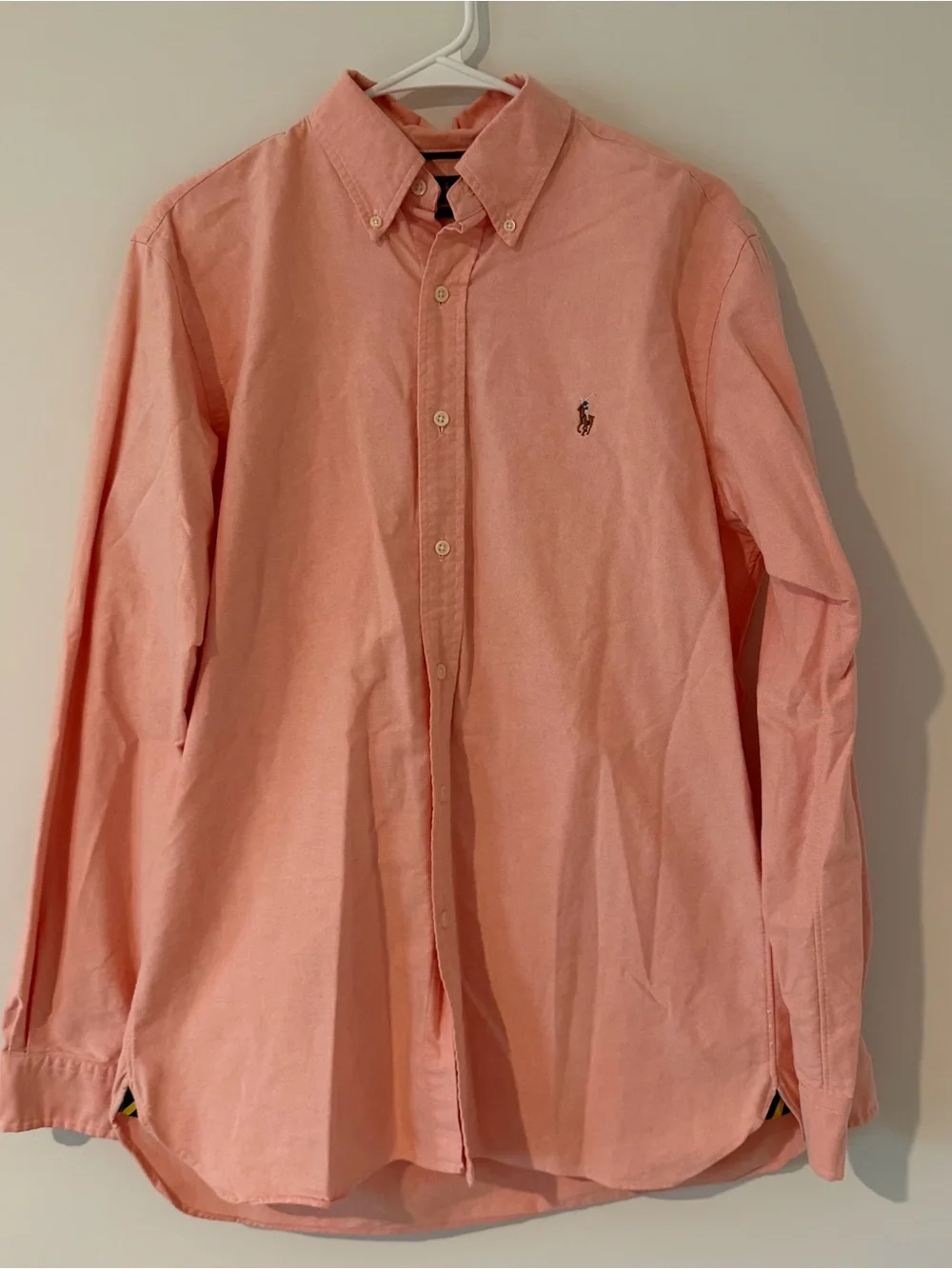 Polo Ralph Lauren Peach Oxford Button Down Shirt Men’s Medium